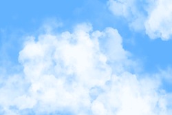 Sky And White Cloud Background