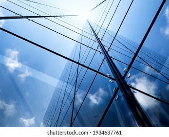 Skyscrapers. Modern skyscraper low angle view. 3dnrendering illustration - Powered by Shutterstock