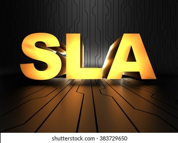 SLA (Service Level Agreement) Concept