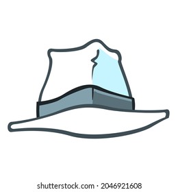 Slanted Hat From Michael Jackson Illustration