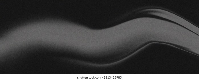 A sleek abstract wave pattern featuring soft gradient shading transitions seamlessly across the composition