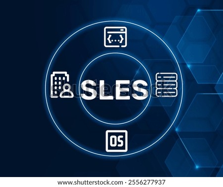 SLES acronym. SUSE Linux Enterprise Server (SLES) is a Linux server OS from SUSE.