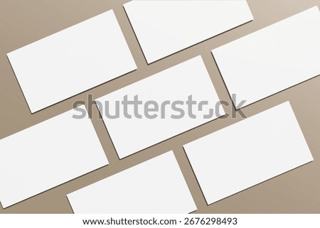 Slide Presentation Blank Mockup Template