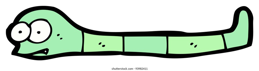 Slithering Snake Cartoon Raster Version Stock Illustration 93982411
