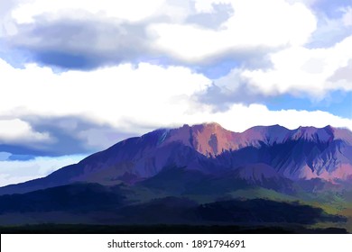 鹿児島 桜島 のイラスト素材 画像 ベクター画像 Shutterstock