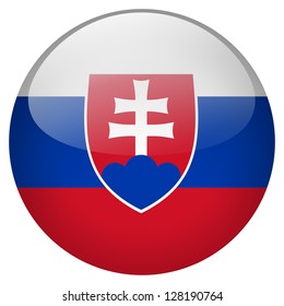 Slovakia Flag Button