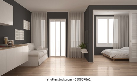 Small House Interior Stock Illustrations Images Vectors