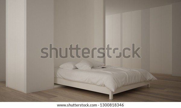 Small Apartment One Bedroom Flat Murphy Stock Illustration