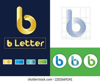 Small B Letter Golden Ratio Logo Stock Illustration 2202669241 ...