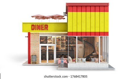 Small Diner High Res Stock Images Shutterstock