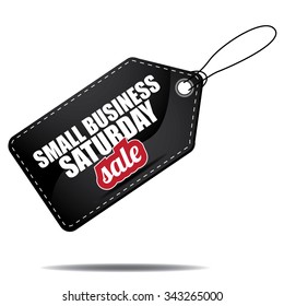 Small Business Saturday Sale Tag. Royalty Free Illustration.