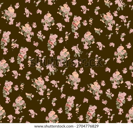 small crispy flower pattern design
