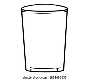 Small cup symbol made of paper - Shutterstock ID 1881683635
