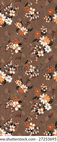 small flower pattern on muster