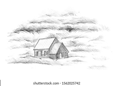 A small house the
