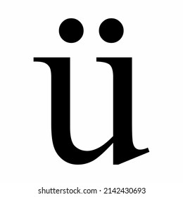 the letter a with umlaut