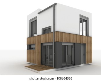 Small, Modern Prefabricated House