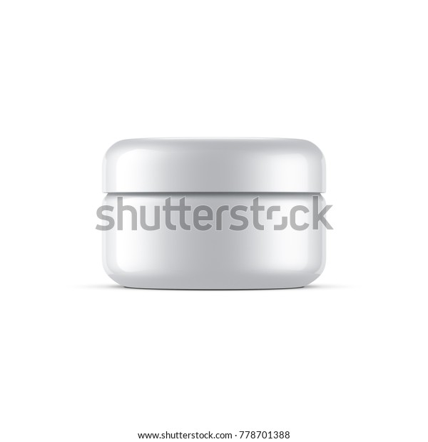 Download Small Plastic Jar Mockup Cosmetic Cream Stock Illustration 778701388