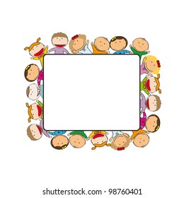 Small Smile Kids Banner Stock Illustration 98760401 | Shutterstock