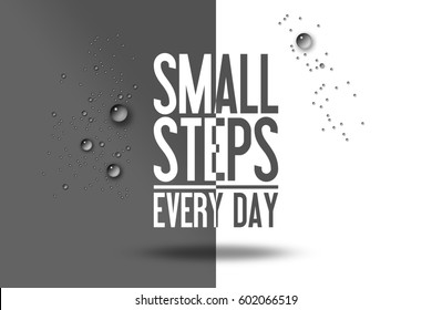 Small Steps Every Day Workout Advertising Advertise Quote Sport Fitness Diet Marketing