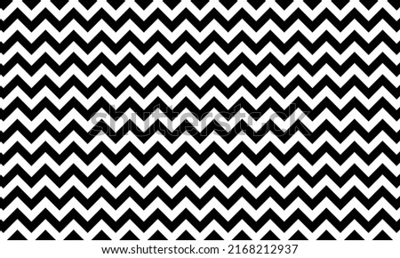 small wave or zig zag repeat pattern with black and white colour