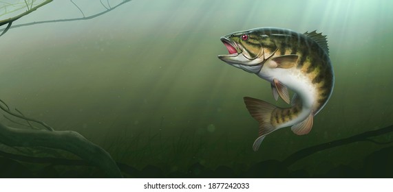 432 Smallmouth bass Images, Stock Photos & Vectors | Shutterstock