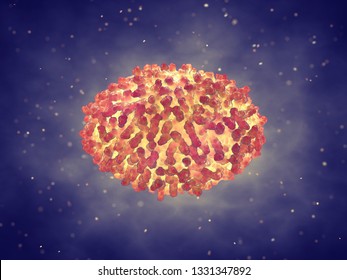 Smallpox Also Known As Variola Was An Extremely Infectious And Deadly Disease Caused By The Variola Virus, 3d Illustration