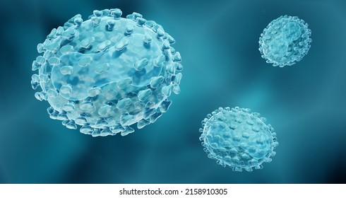 Smallpox Or Monkeypox Viruses, 3d Illustration