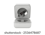 Smart Health Ring Body Monitoring Items Android Smart Ring,Smart Sleep. 3d illustration