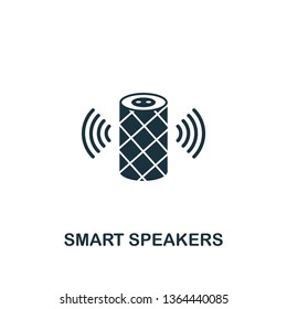 Smart Speakers icon. Creative element design from smart home icons collection. Pixel perfect Smart Speakers icon for web design, apps, software, print usage.