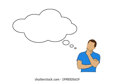 Cartoon Images Of Person Thinking High Res Stock Images Shutterstock