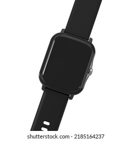 Smart Watch 3D Render For Fitness And Health Monitoring