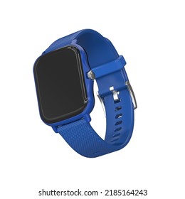 Smart Watch 3D Render For Fitness And Health Monitoring