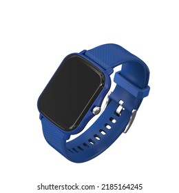 Smart Watch 3D Render For Fitness And Health Monitoring