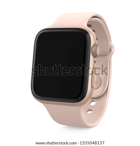 Smart Watch Isolated. 3D rendering