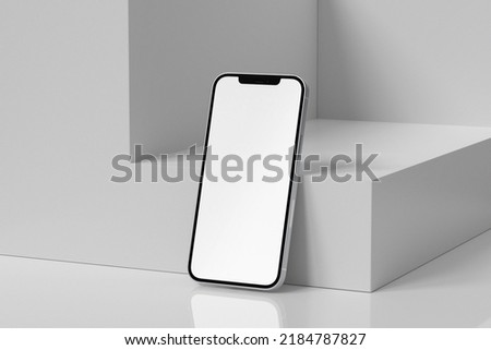 Smartphone 3D Rendering For Mockup