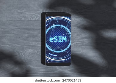 Smartphone displaying 