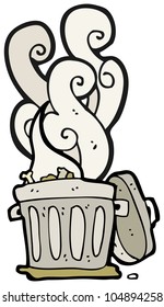 Smelly Old Rubbish Bin Cartoon Stock Illustration 104894258 | Shutterstock