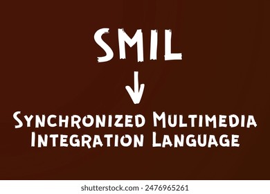 SMIL, Synchronized Multimedia Integration Language