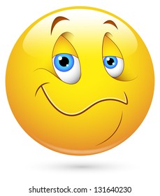 Similar Images, Stock Photos & Vectors of Sad emoticon - 72187144 ...