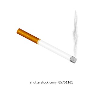 Smoking Cigarette Illustration High Resolution Jpeg Stock Illustration ...