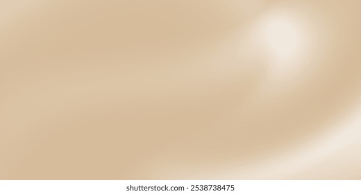 Smooth beige gradient background. Soft neutral liquid wallpaper. Universal nude texture for banner, flyer, presentation. Abstract blurred backdrop cover