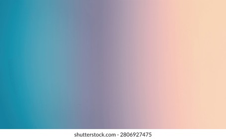 Smooth blurred color gradient background featuring a soft transition from cool blue tones to warm peach and cream hues.