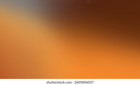 A smooth blurred gradient background featuring warm shades of orange transitioning to a darker tone.