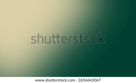 A smooth, clean, diagonal gradient background transitioning from a warm, pale beige in the top left corner to a deep, rich, dark forest green in the bottom right.