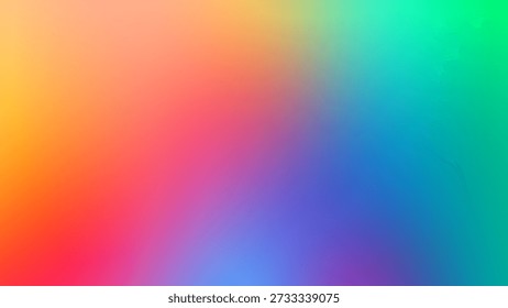 A smooth, colorful gradient seamlessly blends multiple hues, creating a visually appealing and abstract background.