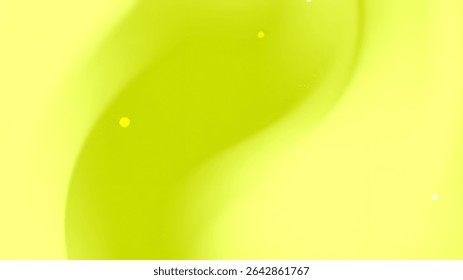 Smooth, flowing design with a gradient of pale yellow tones. Small, light yellow dots are scattered throughout. The design has a sense of movement and fluidity.