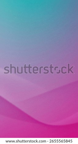 Smooth gradient background with turquoise transitioning to vibrant pink and purple hues