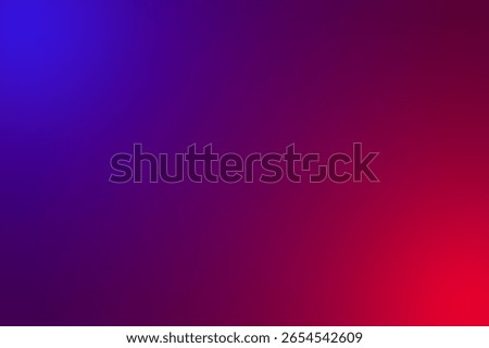 Smooth gradient design blending deep red and blue combination purple hues, creating a modern and atmospheric abstract background.