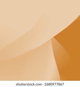 Smooth gradient shapes of light yellow and orange as a background.